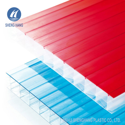 Tấm lợp polycarbonate màu xanh đa vách
