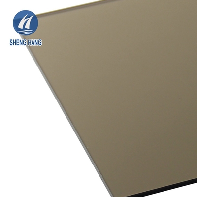 Tấm Polycarbonate màu nâu SGS 2000 * 3000mm ASTM C177