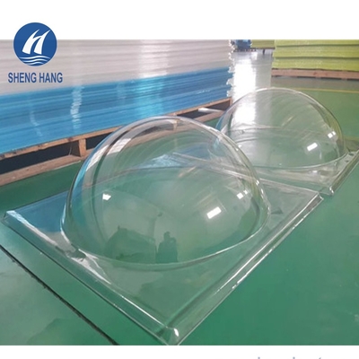 Sản phẩm Polycarbonate chống mài mòn Mái vòm bằng nhựa 8mm 2 mặt Chống tia cực tím