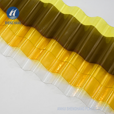 Tấm lợp polycarbonate có màu trong suốt Co đùn